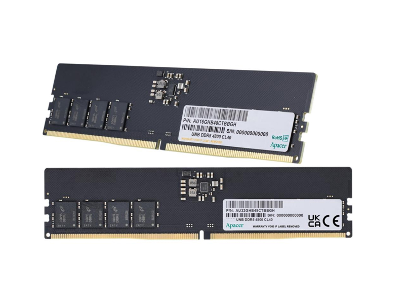 Apacer 8GB 4800MHz DDR5 Memory Module