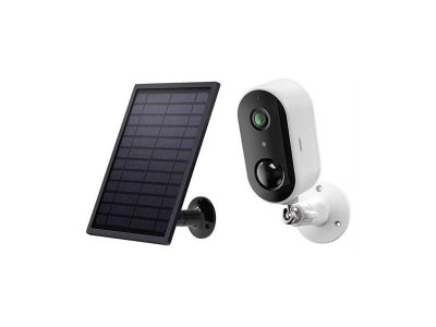 Laxihub W1+SP2 1080p Wireless Battery Camera including Solar Panel,